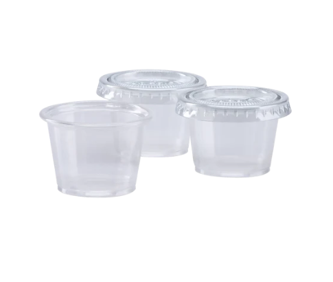 1 oz Plastic Sauce Container Lid 2