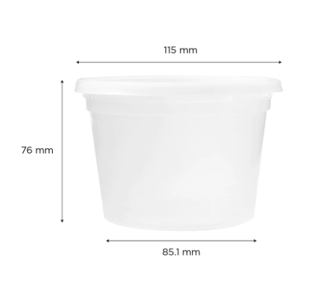 16 oz To Go Soup Container 4