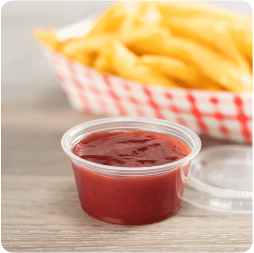 2 oz PP Plastic Sauce Container 1