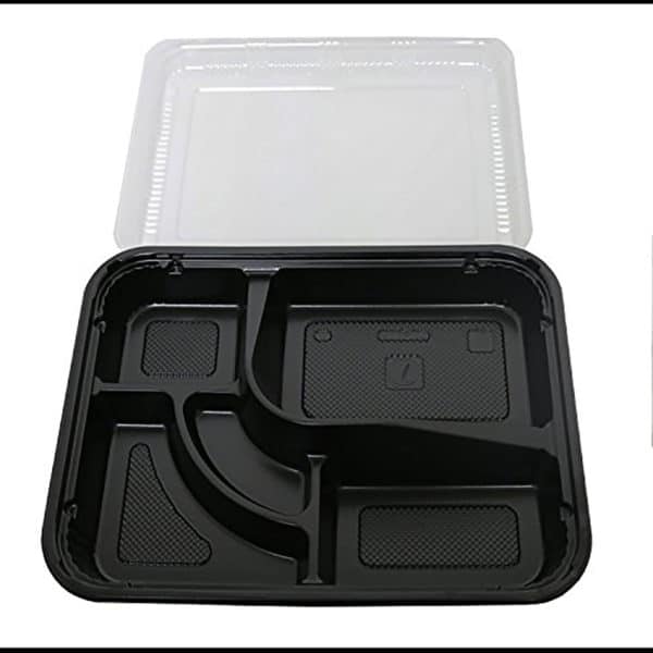 5 Compartment Bento Box With Lid 3