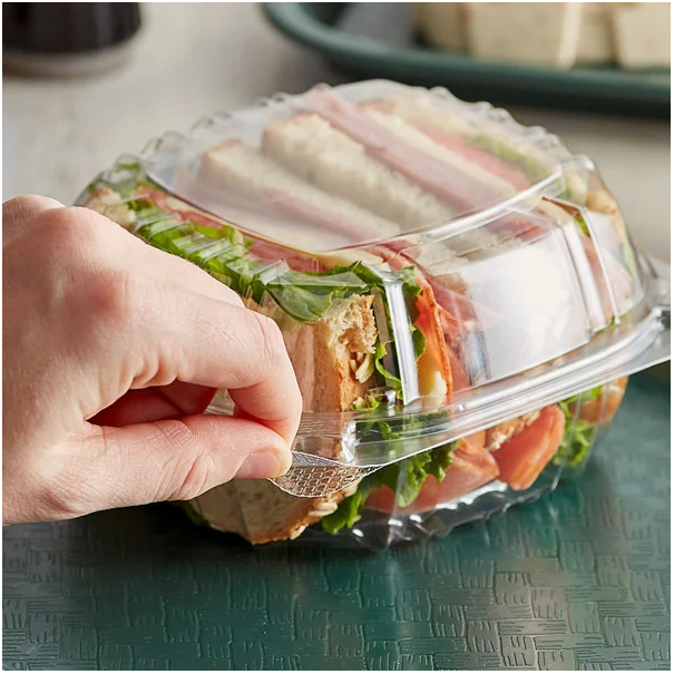 ' Clear Hinged Lid Container 3