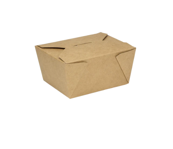 Kraft Folded Paper Container #1 4