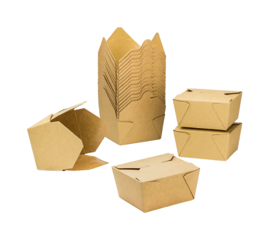 Kraft Folded Paper Container #1 8