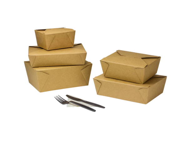 Kraft Folded Paper Container #1 9