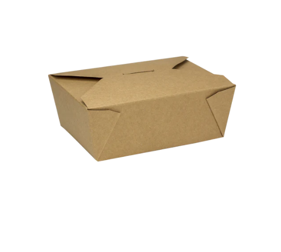 Kraft Folded Paper Container #8 3