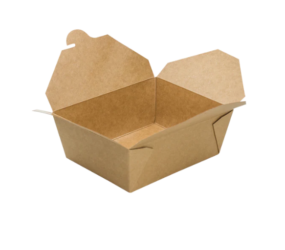 Kraft Folded Paper Container #8 4