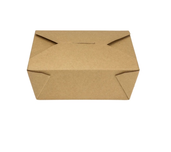 Kraft Folded Paper Container #8 5