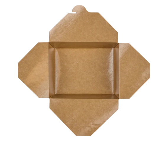 Kraft Folded Paper Container #8 6